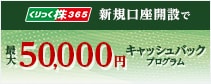 キャッシュバックプログラム